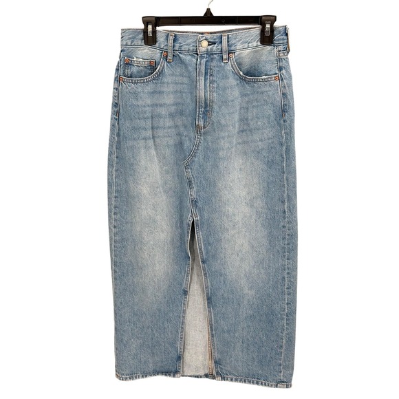 Denim Forum Dresses & Skirts - Denim Forum Aritzia Skirt Womens 29 90s Vintage Maxi Jean Country Western Party